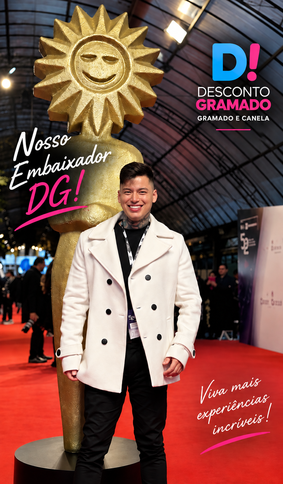 Tiago Schuler, Embaixador Oficial do Desconto Gramado